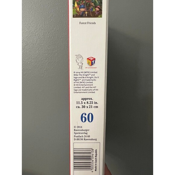 Ravensburger Mike The Knight Forest Friends 60 piece jigsaw puzzle complete - Picture 6 of 6